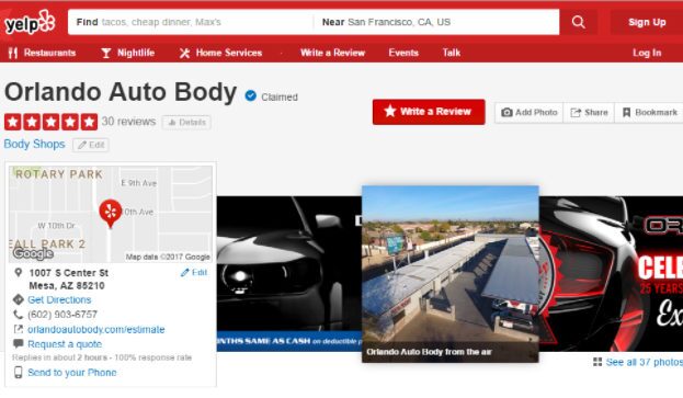 image of Orlando Auto Body Shop on Yelp