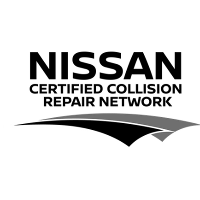 nissan certified collision repair logo