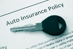 Auto insurance deductible in policy with car key